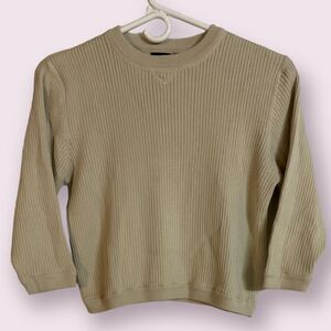 Cherokee Boys Cream Colored Long Sleeve Sweater